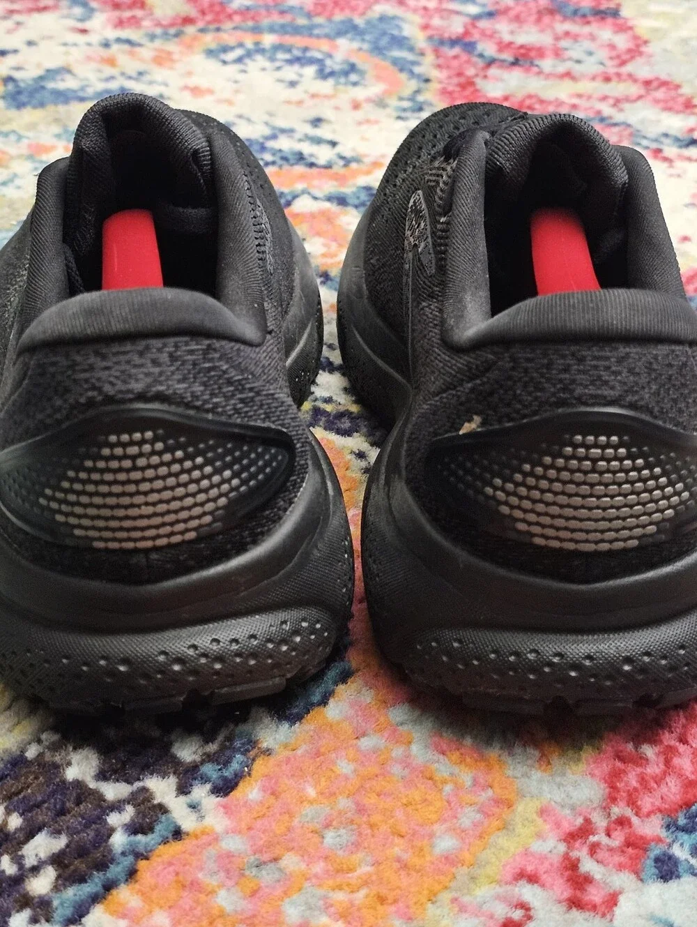 Brooks Ghost 16 Mens 7.5 Narrow Black Running Shoes 1204071D020 Sneakers